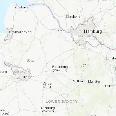 Map showing location of Sittensen (53.276150, 9.504290)