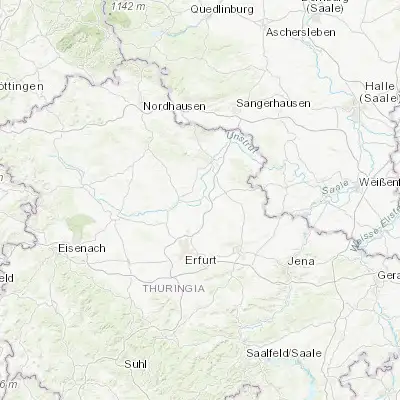 Map showing location of Sömmerda (51.159140, 11.115240)