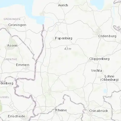 Map showing location of Sögel (52.850000, 7.516670)