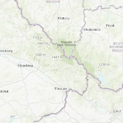 Map showing location of Spiegelau (48.915170, 13.362290)