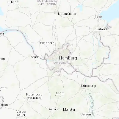 Map showing location of St. Georg (53.555130, 10.012310)