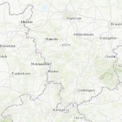 Map showing location of Stadtoldendorf (51.882420, 9.626500)