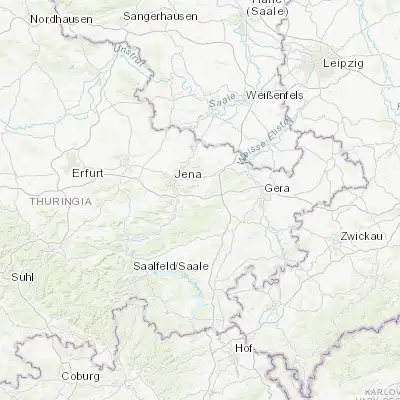 Map showing location of Stadtroda (50.856840, 11.726770)