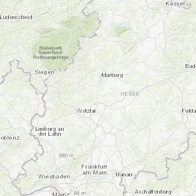 Map showing location of Staufenberg (50.661970, 8.731580)