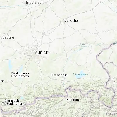 Map showing location of Steinhöring (48.086790, 12.031400)