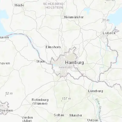 Map showing location of Stellingen (53.592200, 9.928700)