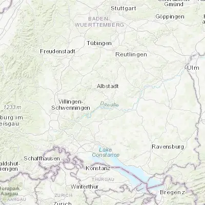 Map showing location of Stetten am Kalten Markt (48.124190, 9.077750)