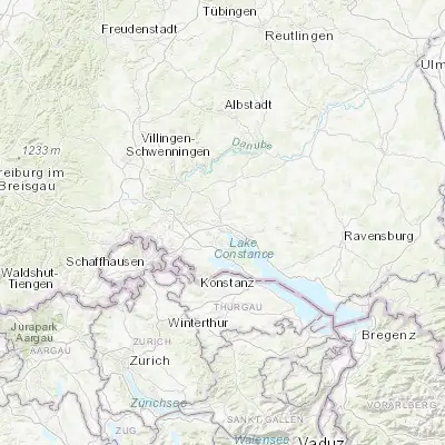 Map showing location of Stockach (47.851050, 9.009100)