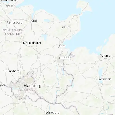 Map showing location of Stockelsdorf (53.892200, 10.647130)