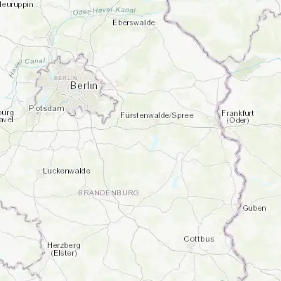 Map showing location of Storkow (52.256620, 13.933370)