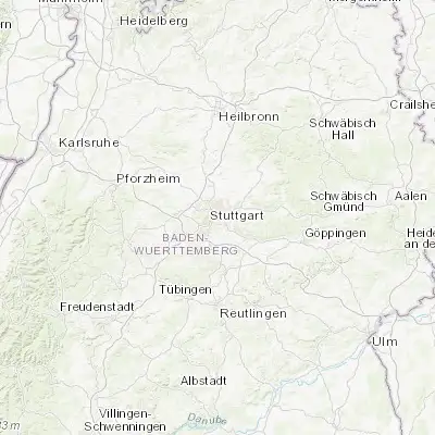 Map showing location of Stuttgart-Ost (48.783630, 9.210320)