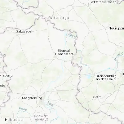 Map showing location of Tangermünde (52.544630, 11.976470)