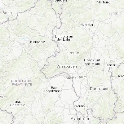 Map showing location of Taunusstein (50.149930, 8.152060)