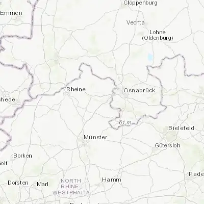 Map showing location of Tecklenburg (52.219570, 7.813570)