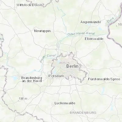 Map showing location of Tegel (52.576010, 13.293890)
