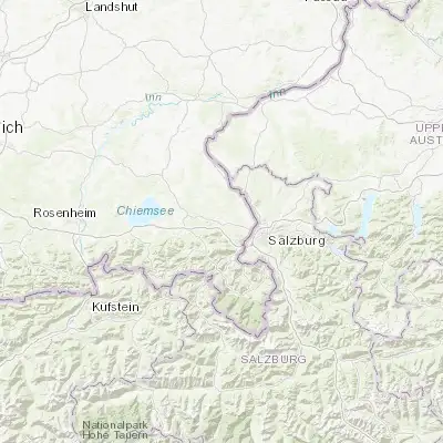 Map showing location of Teisendorf (47.849210, 12.819190)