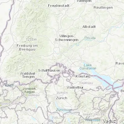Map showing location of Tengen (47.821280, 8.661170)