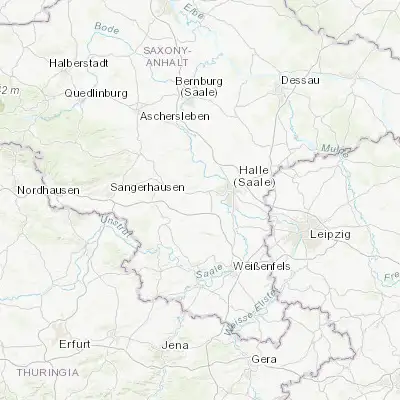 Map showing location of Teutschenthal (51.450000, 11.800000)