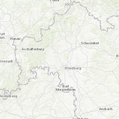 Map showing location of Thüngersheim (49.878330, 9.849170)