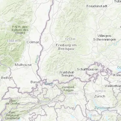 Map showing location of Todtnau (47.829410, 7.943800)