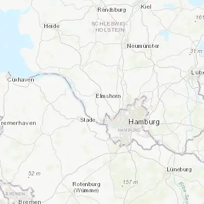 Map showing location of Tornesch (53.700000, 9.716670)