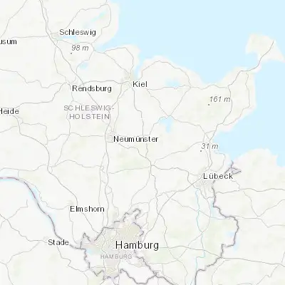 Map showing location of Trappenkamp (54.039880, 10.214960)
