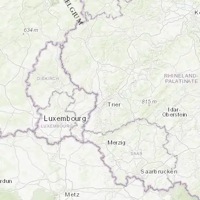 Map showing location of Trierweiler (49.762310, 6.559870)