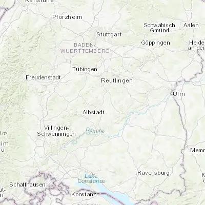 Map showing location of Trochtelfingen (48.308430, 9.244910)