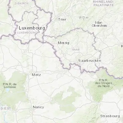 Map showing location of Überherrn (49.241870, 6.698400)