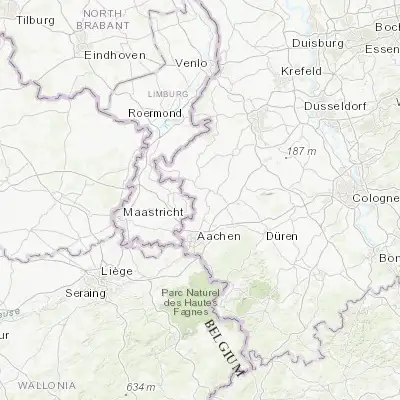 Map showing location of Übach-Palenberg (50.917750, 6.123360)