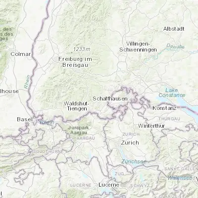 Map showing location of Ühlingen-Birkendorf (47.716670, 8.316670)