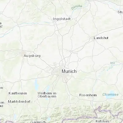 Map showing location of Unterschleißheim (48.280380, 11.576840)