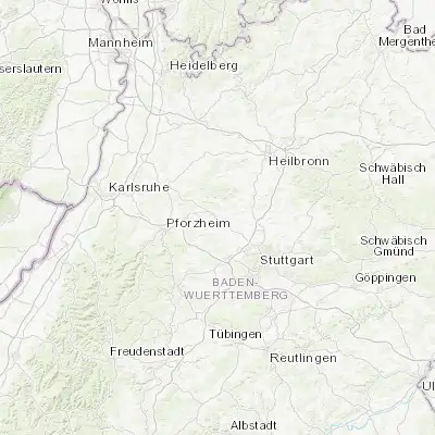Map showing location of Vaihingen an der Enz (48.935630, 8.960450)