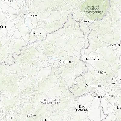 Map showing location of Vallendar (50.395860, 7.624270)