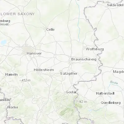 Map showing location of Vechelde (52.260380, 10.364910)
