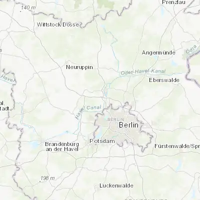 Map showing location of Velten (52.691490, 13.175330)