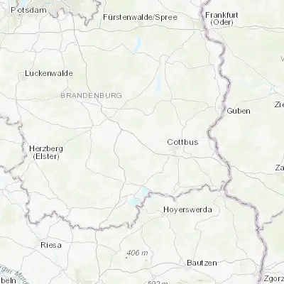 Map showing location of Vetschau (51.786380, 14.079410)