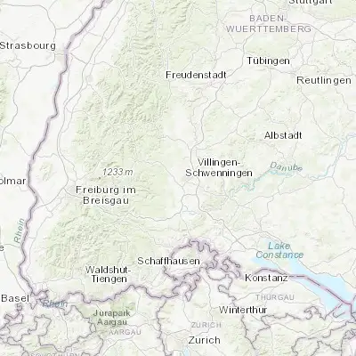 Map showing location of Villingen-Schwenningen (48.062260, 8.493580)