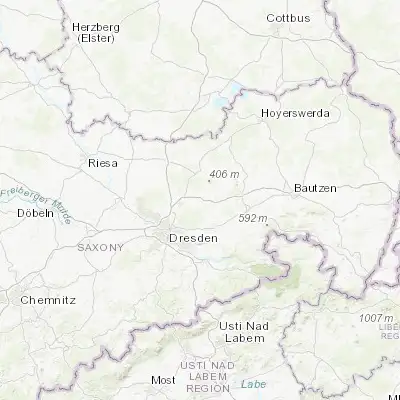 Map showing location of Wachau (51.161720, 13.906510)