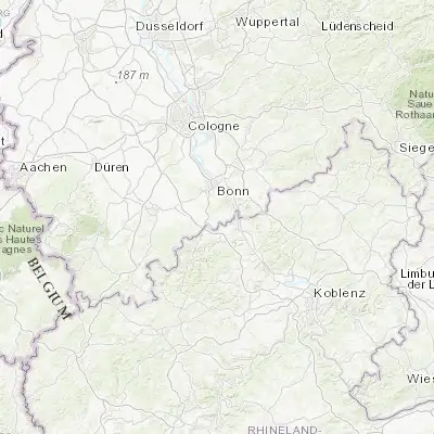 Map showing location of Wachtberg (50.633330, 7.100000)