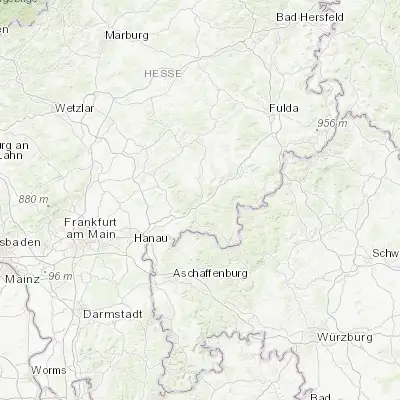 Map showing location of Wächtersbach (50.255110, 9.295640)