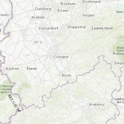 Map showing location of Wahn-Heide (50.858910, 7.106620)