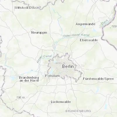 Map showing location of Waidmannslust (52.606910, 13.319680)