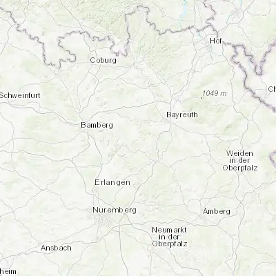 Map showing location of Waischenfeld (49.846450, 11.348100)