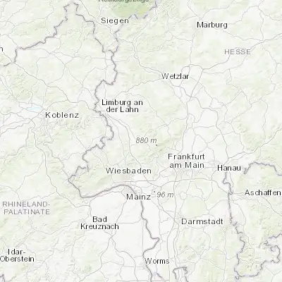Map showing location of Waldems (50.250000, 8.333330)