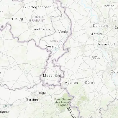 Map showing location of Waldfeucht (51.066100, 5.988150)