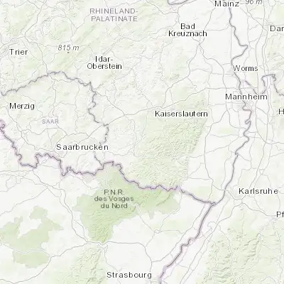 Map showing location of Waldfischbach-Burgalben (49.283330, 7.666670)