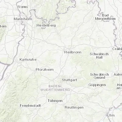 Map showing location of Walheim (49.014170, 9.151110)