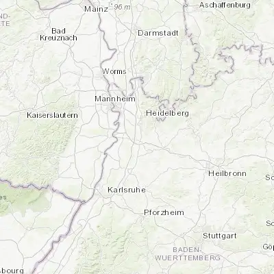 Map showing location of Walldorf (49.306370, 8.642360)