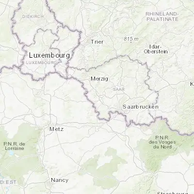 Map showing location of Wallerfangen (49.327490, 6.711020)